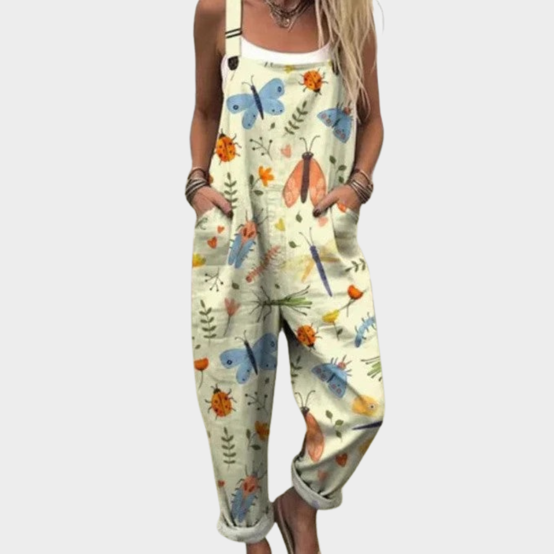 MOREAU LYON | SALOPETTE MOTIFS NATURELS POUR FEMMES