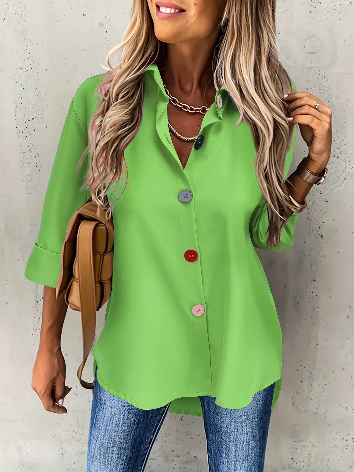 MOREAU LYON | CHIC BLOUSE À BOUTONS POUR FEMMES