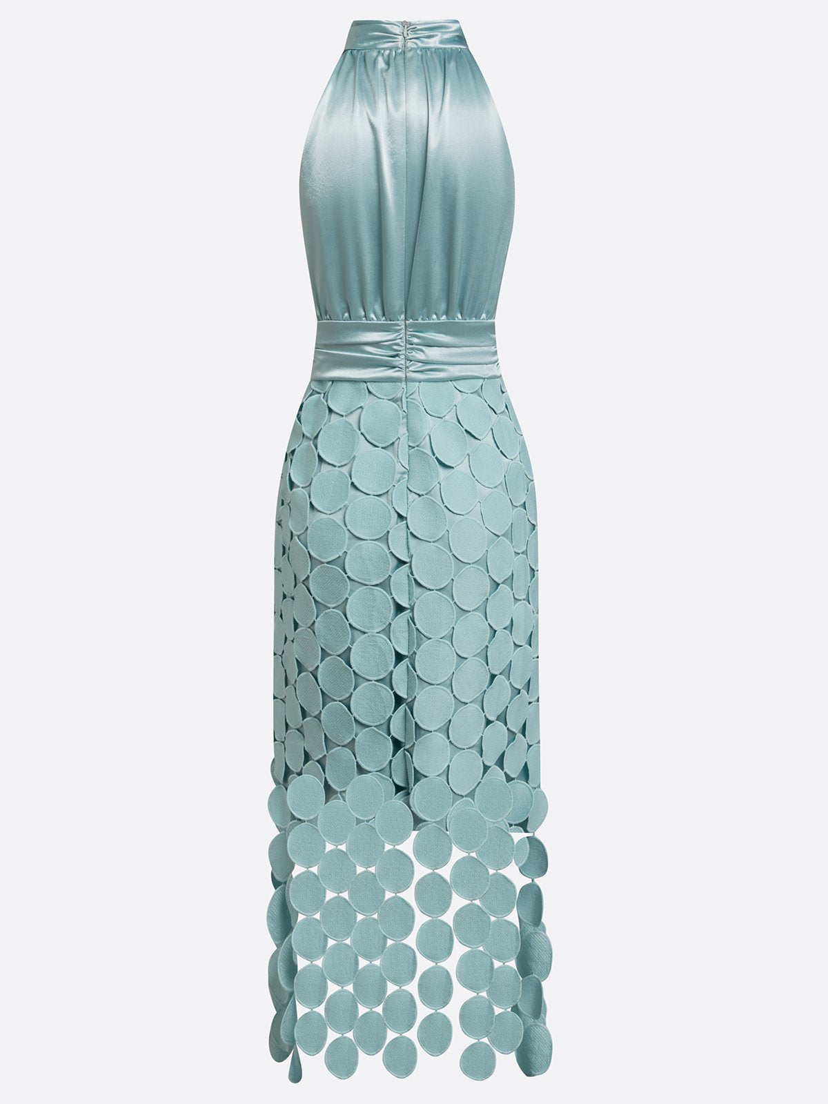 MOREAU LYON | ROBE MIDI CHIC À COL HALTER POUR FEMMES