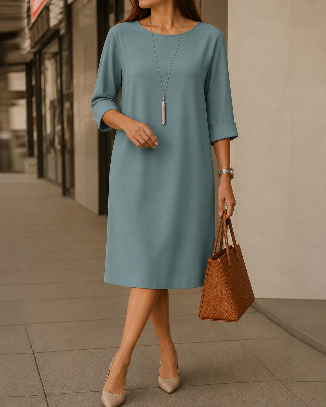 MOREAU LYON | ROBE MIDI AÉRÉE POUR FEMMES