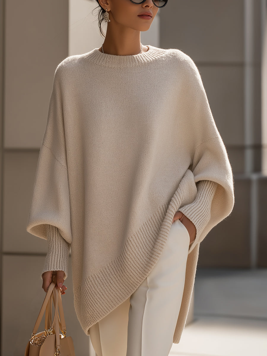 MOREAU LYON | PULL SURDIMENSIONNÉ CÔTELÉ POUR FEMMES