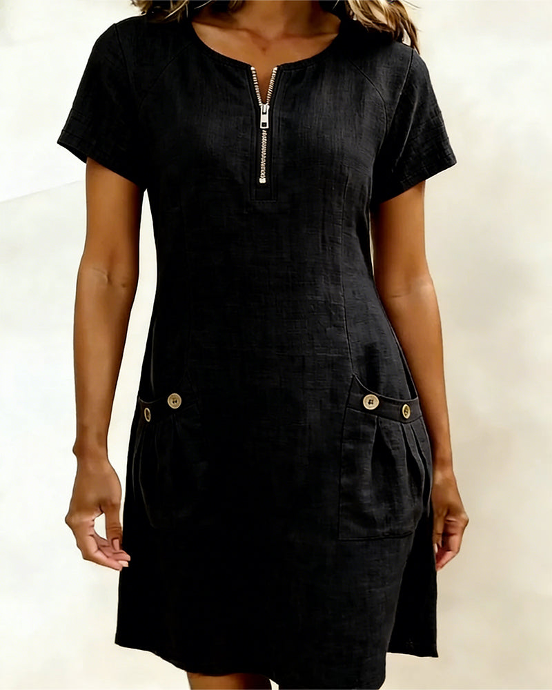 MOREAU LYON | UNE ROBE ZIP EN LIGNE POUR FEMMES