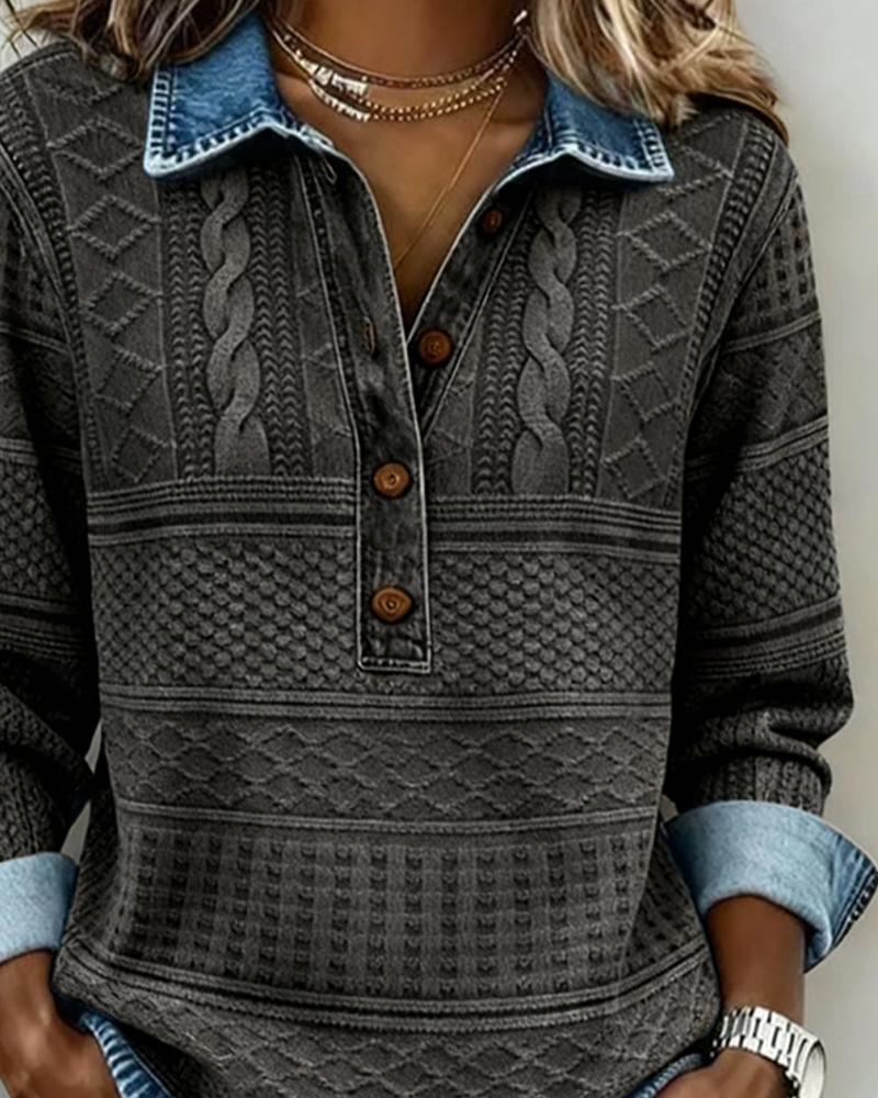 MOREAU LYON | CHEMISE EFFET DENIM POUR FEMME