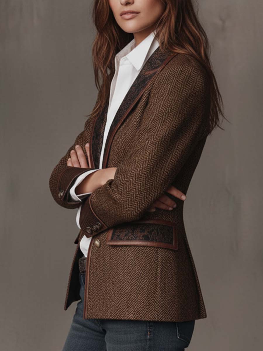 MOREAU LYON | BLAZER STRUCTURÉ ARTISTIQUE POUR FEMMES