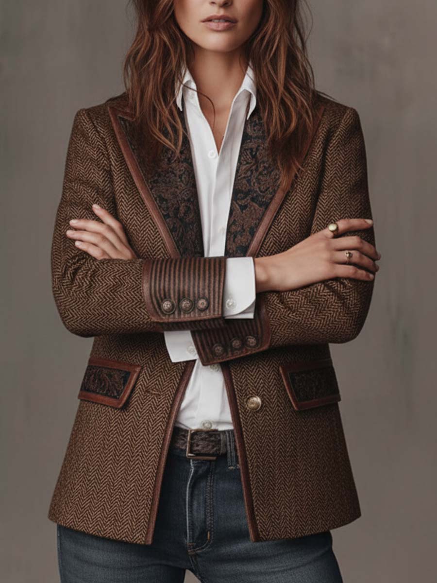 MOREAU LYON | BLAZER STRUCTURÉ ARTISTIQUE POUR FEMMES