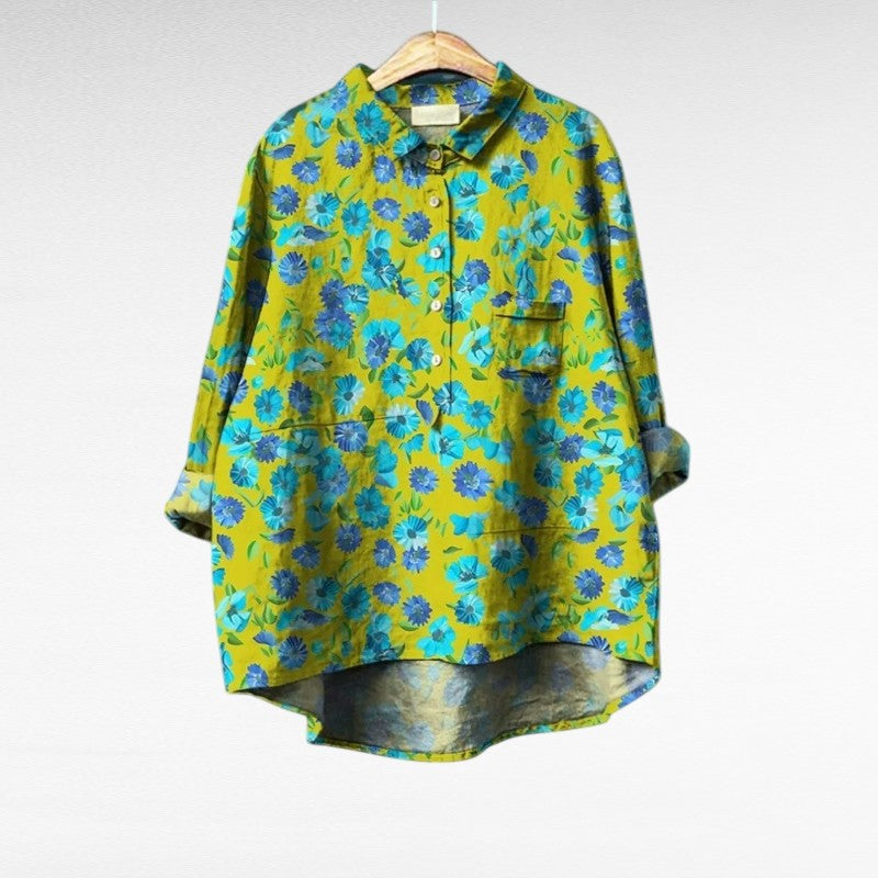 MOREAU LYON | BLOUSE FLEURS VIVES POUR FEMMES