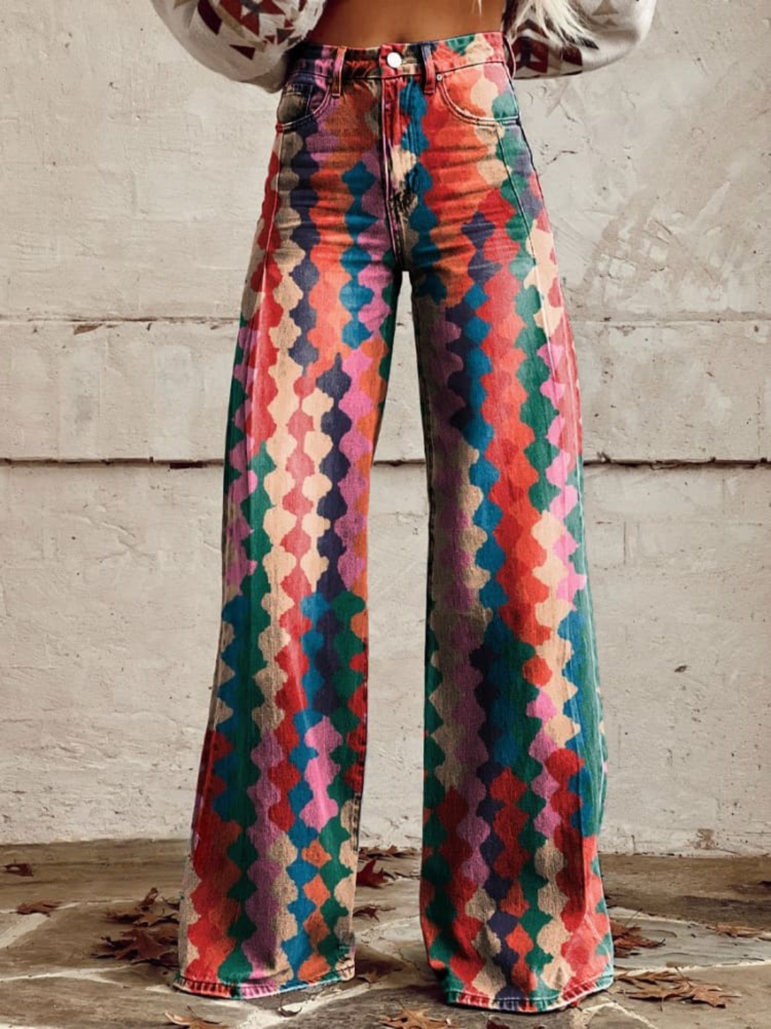 MOREAU LYON | PANTALON BOHÈME LARGE POUR FEMMES