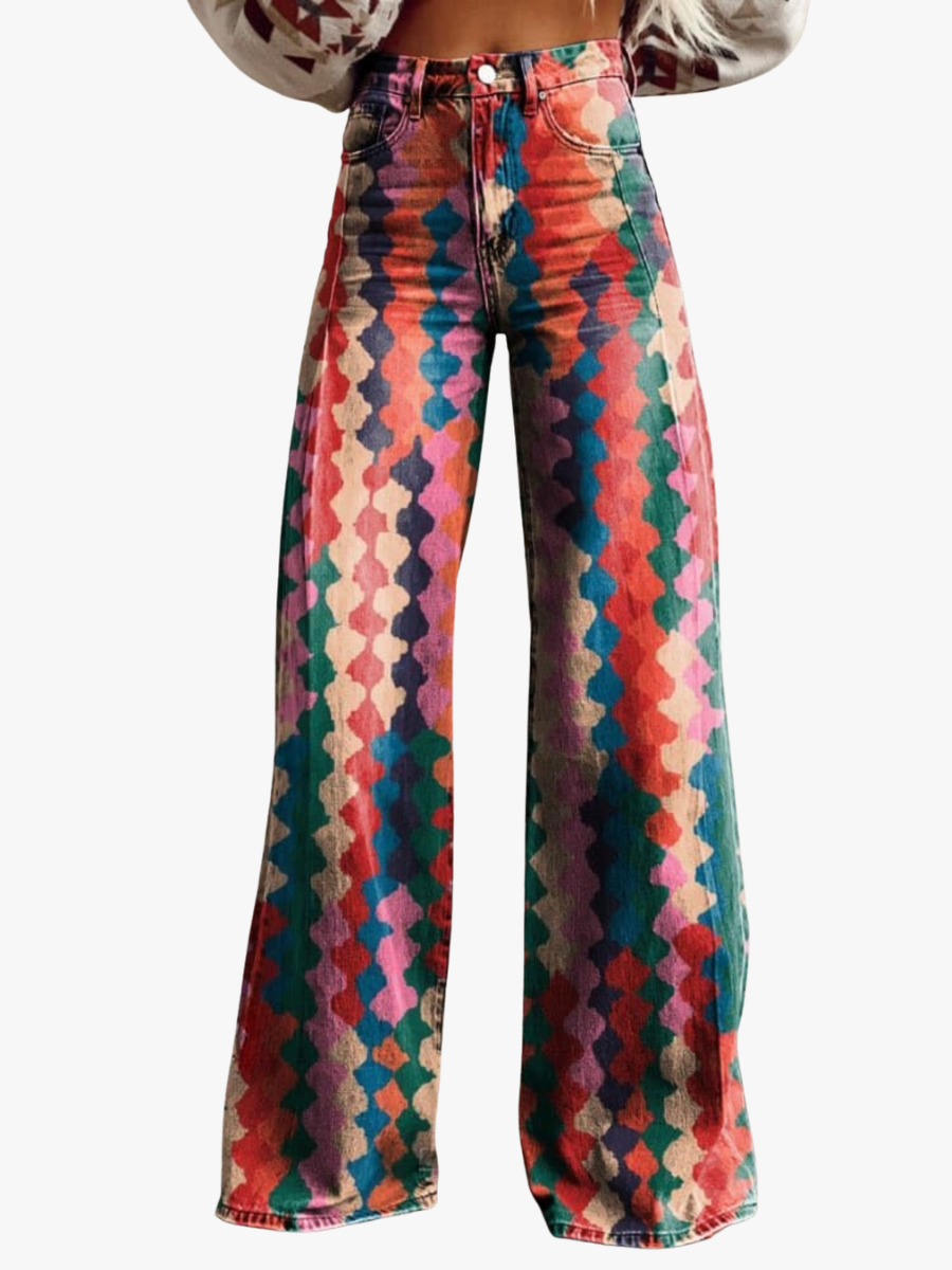 MOREAU LYON | PANTALON BOHÈME LARGE POUR FEMMES