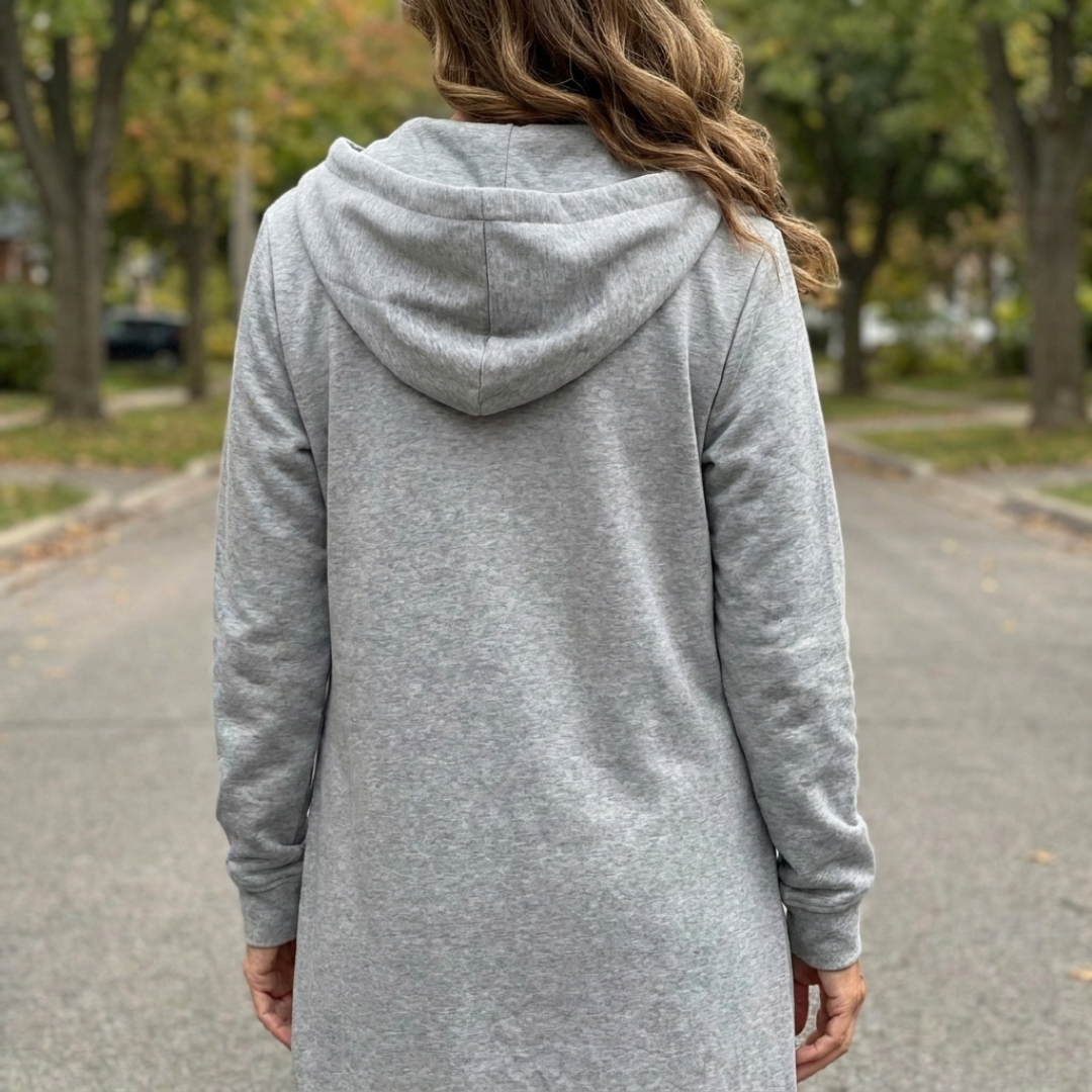 MOREAU LYON | GILET LONGUE EN ZIP DÉTENDUE POUR FEMMES