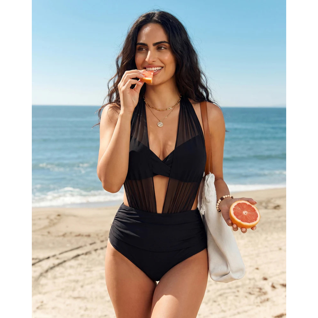 MOREAU LYON | ENSEMBLE DE BIKINI EN MESH POUR FEMMES