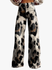 MOREAU LYON | PANTALON IMPRIMÉ FÉLIN POUR FEMMES