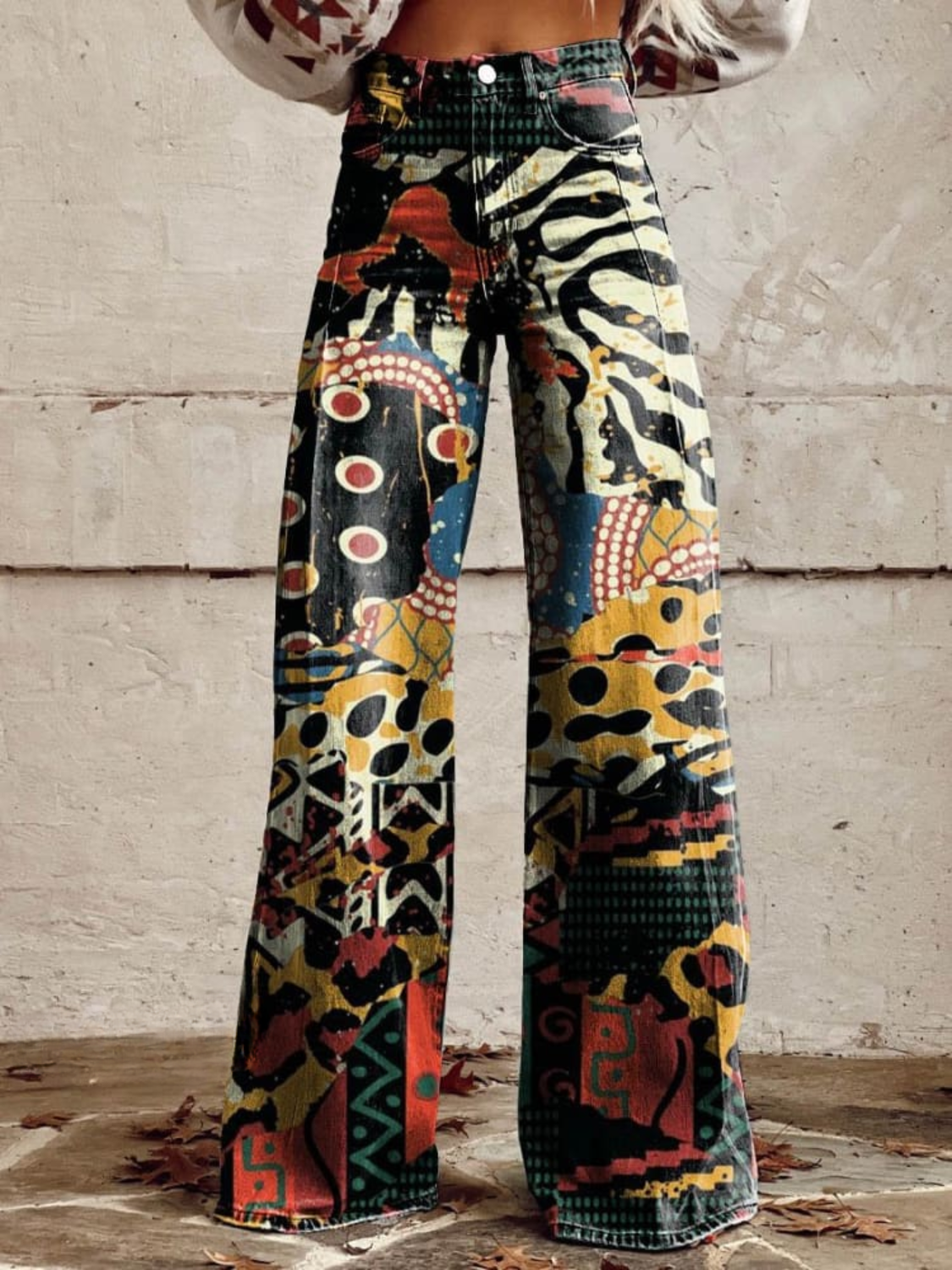 MOREAU LYON | PANTALON LARGE ARTISTIQUE POUR FEMMES