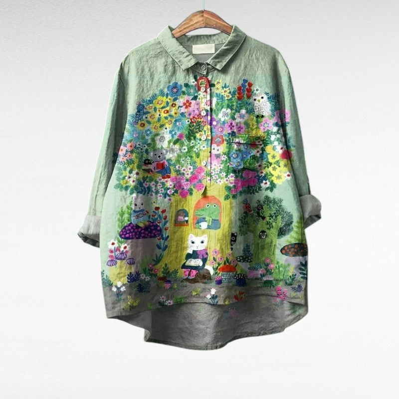 MOREAU LYON | BLOUSE JARDIN ARTISTIQUE POUR FEMMES