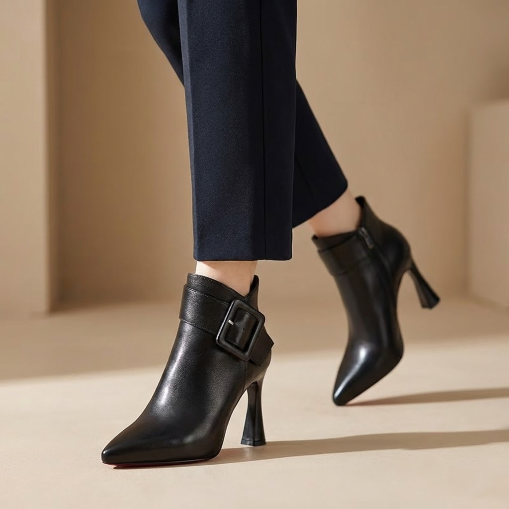 MOREAU LYON | BOTTINES À TALON CHEVILLE POUR FEMMES