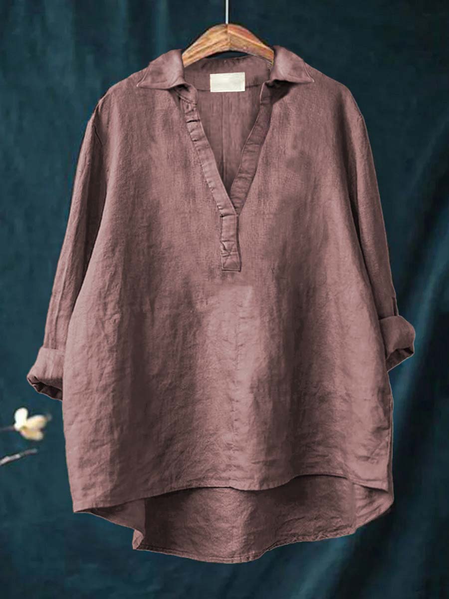 MOREAU LYON | BLOUSE COL V POUR FEMMES