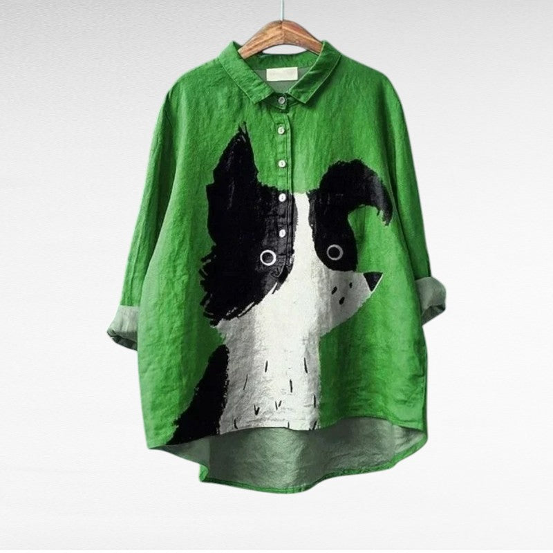MOREAU LYON | BLOUSE CHIEN ARTISTIQUE POUR FEMMES