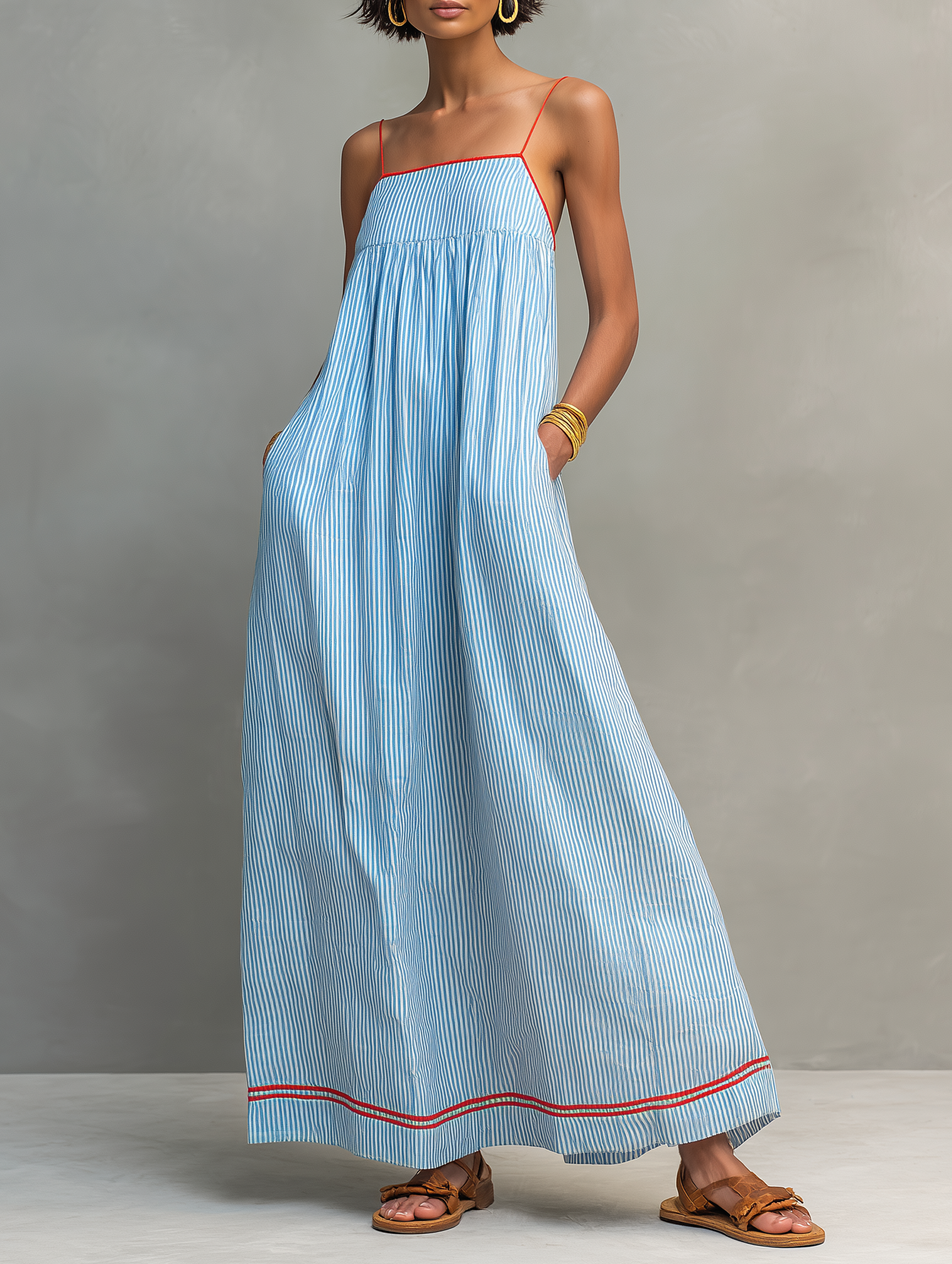 MOREAU LYON | ROBE MAXI ÉTÉ FLUIDE POUR FEMMES