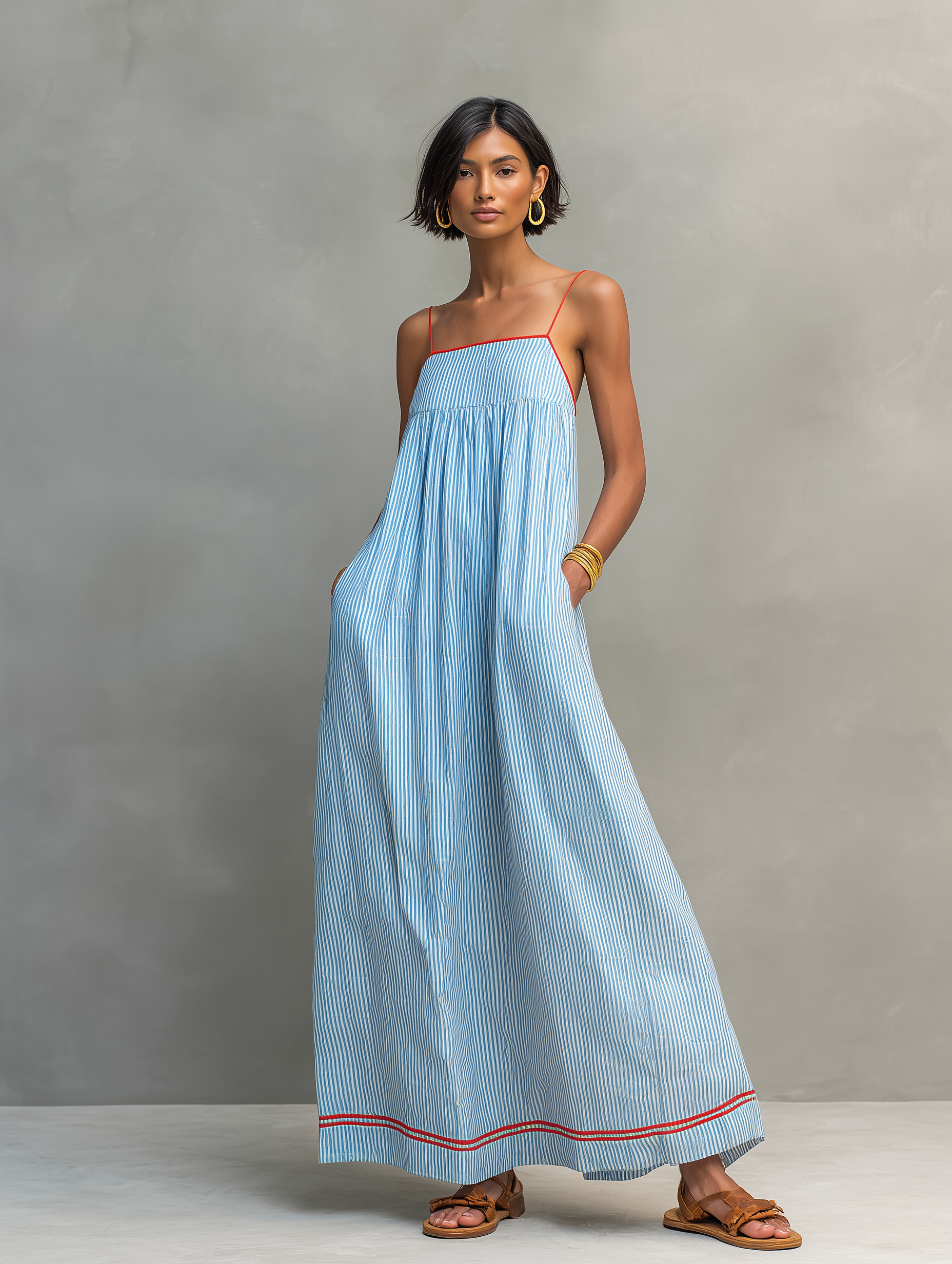 MOREAU LYON | ROBE MAXI ÉTÉ FLUIDE POUR FEMMES
