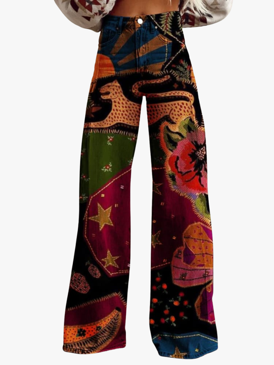MOREAU LYON | PANTALON BOHÈME VINTAGE POUR FEMMES