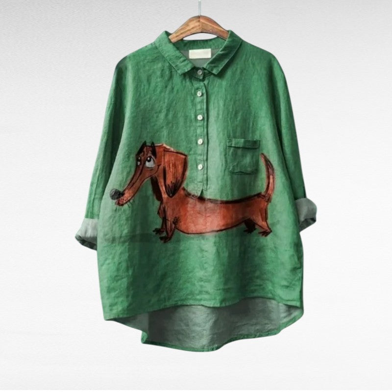 MOREAU LYON | BLOUSE CHIEN ARTISTIQUE POUR FEMMES