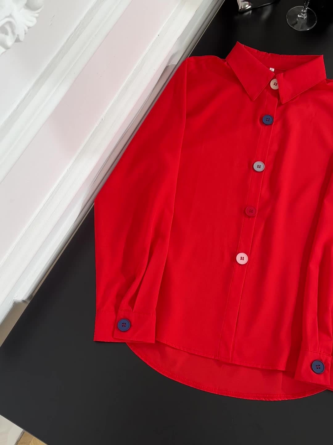 MOREAU LYON | CHIC BLOUSE À BOUTONS POUR FEMMES