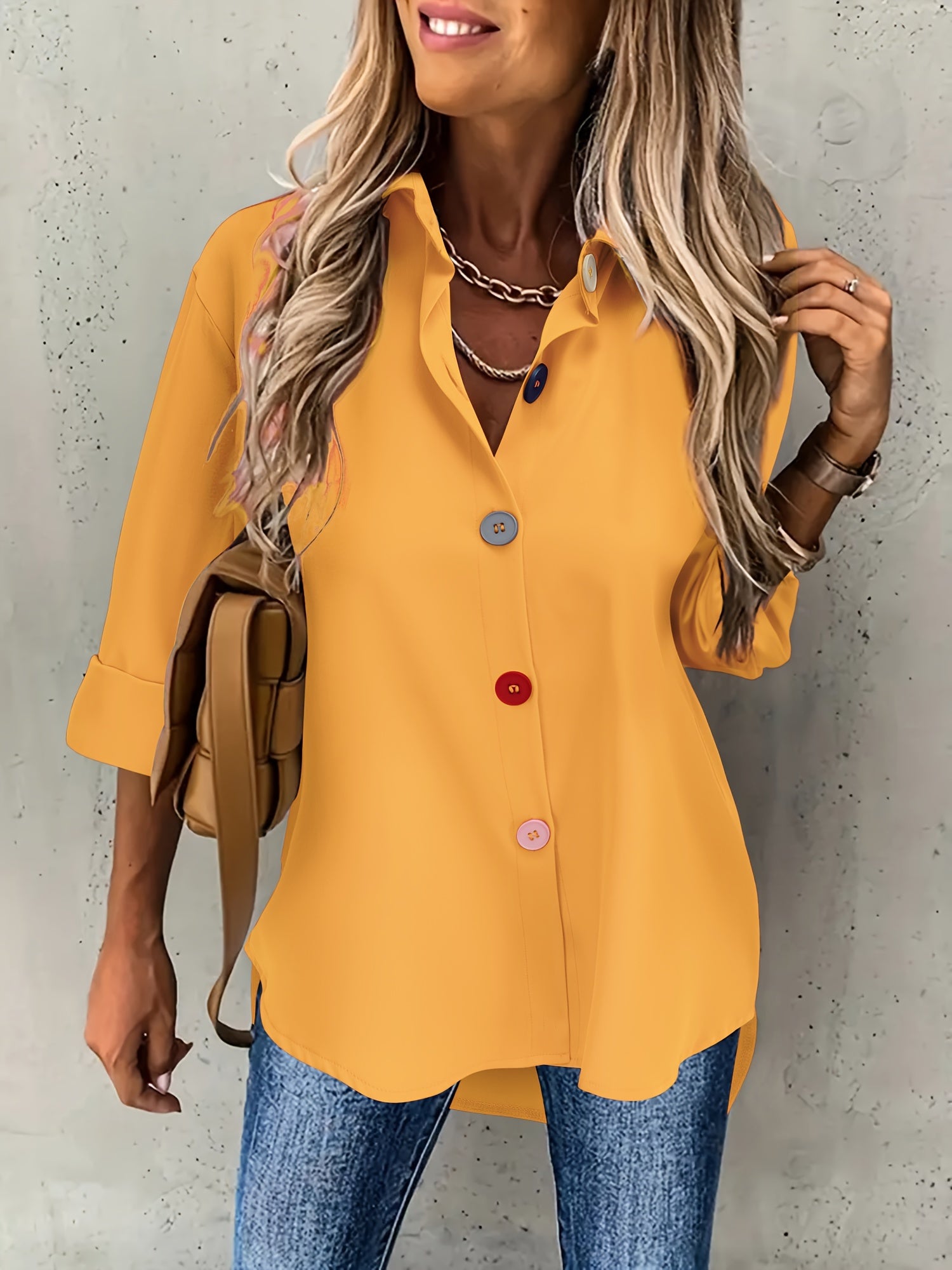 MOREAU LYON | CHIC BLOUSE À BOUTONS POUR FEMMES