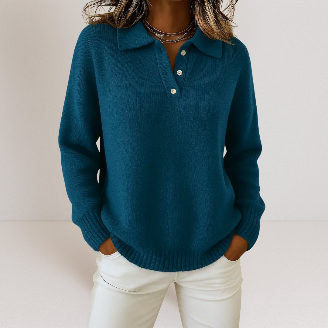 MOREAU LYON | PULL EN MAILLE À COL POUR FEMME