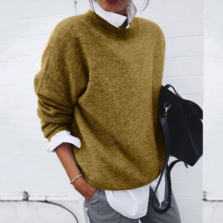 MOREAU LYON | PULL CLASSIQUE À COL ROND POUR FEMMES