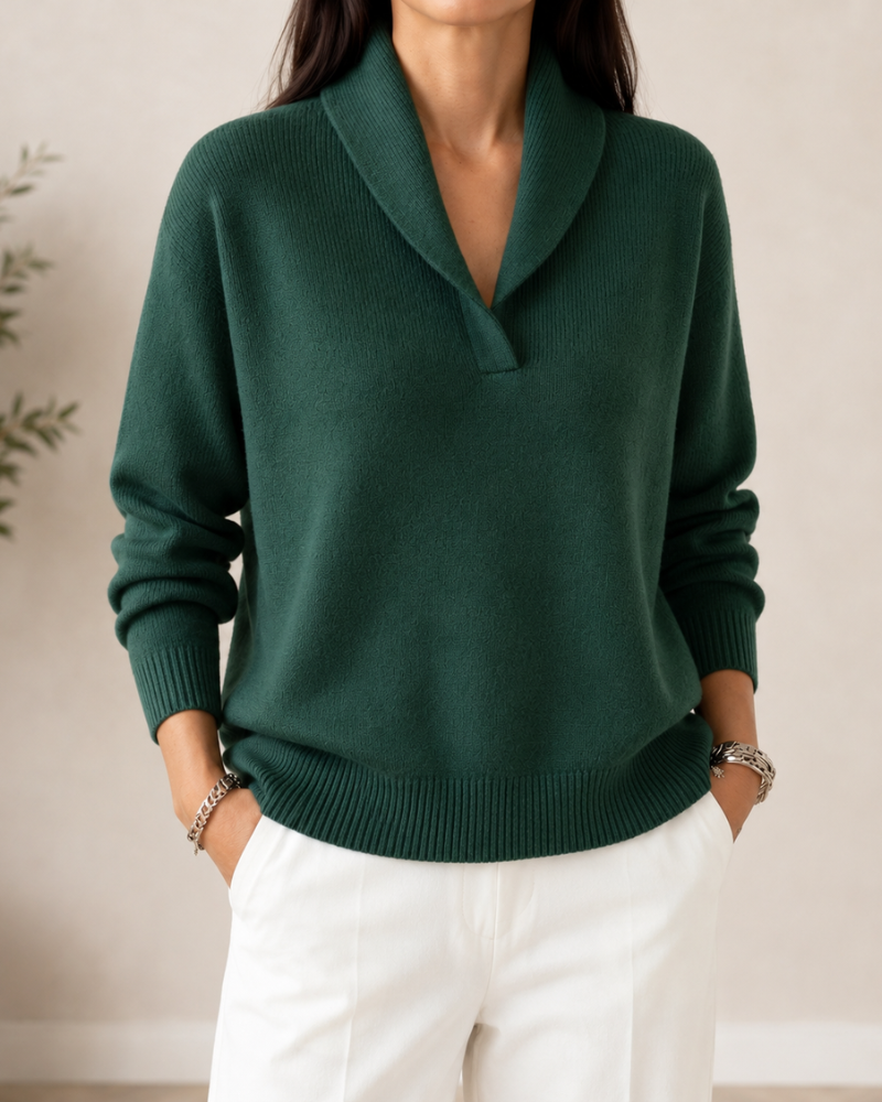 MOREAU LYON | PULL V-COL DÉTENDUE POUR FEMMES