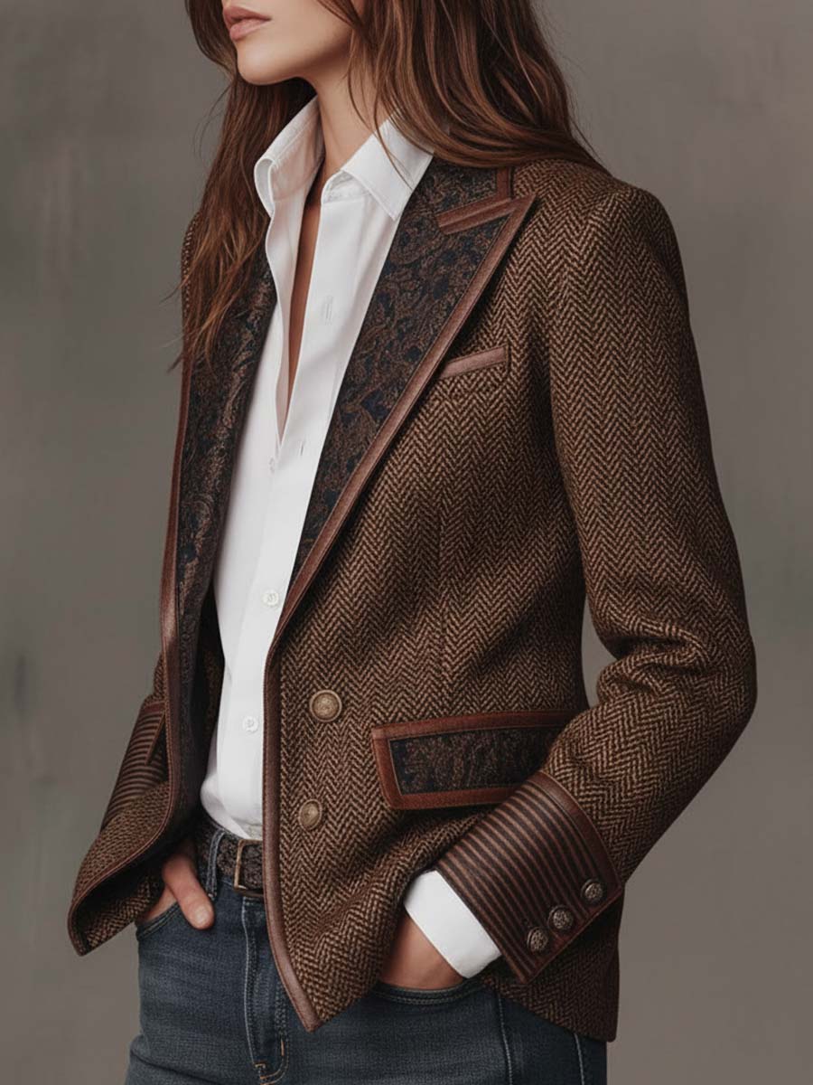 MOREAU LYON | BLAZER STRUCTURÉ ARTISTIQUE POUR FEMMES