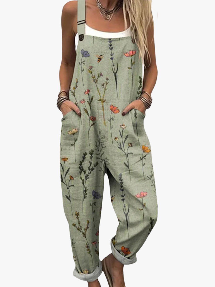 MOREAU LYON | SALOPETTE FLEURS DÉLICATES POUR FEMMES