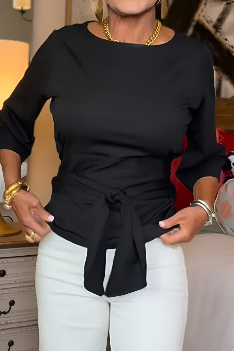 MOREAU LYON | TOP À NOUER À LA TAILLE POUR FEMMES