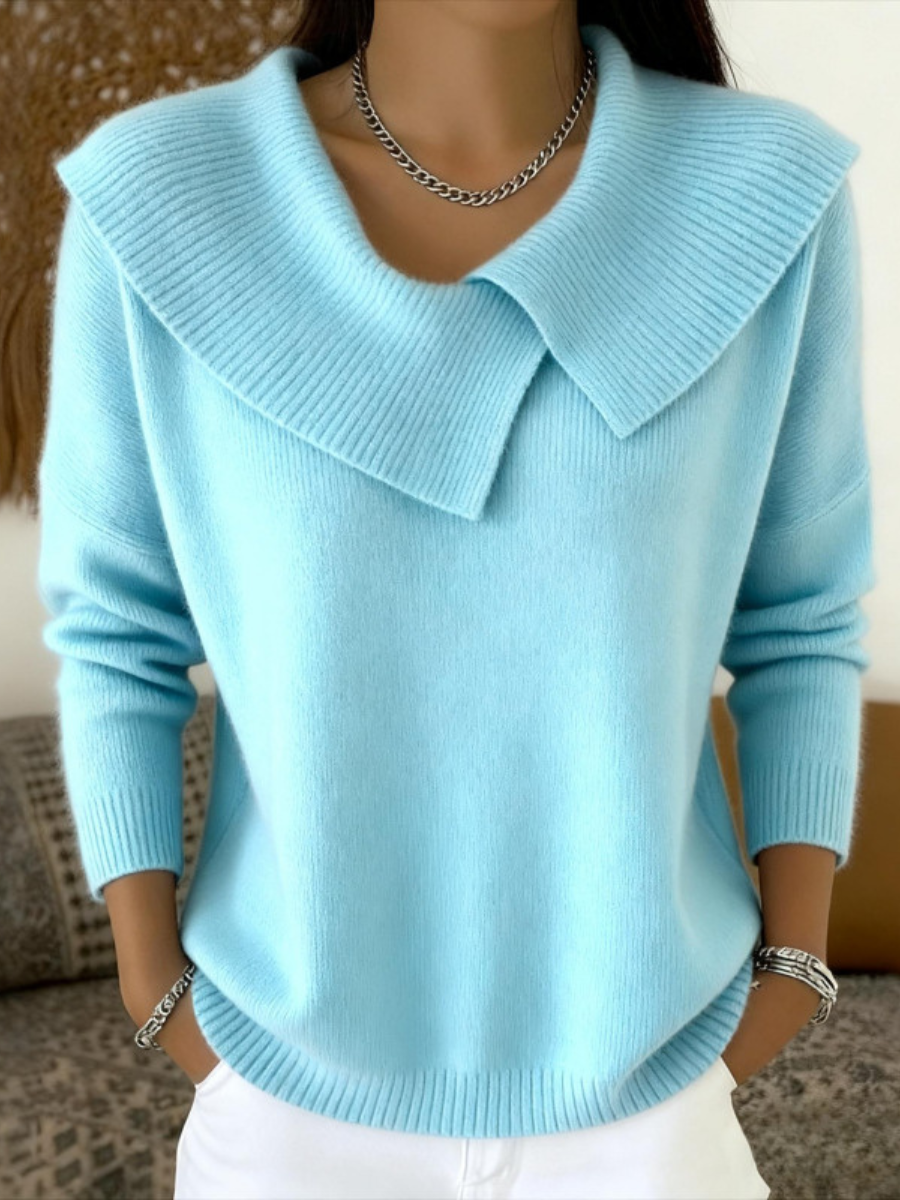 MOREAU LYON | PULL COL CLASSIQUE POUR FEMME