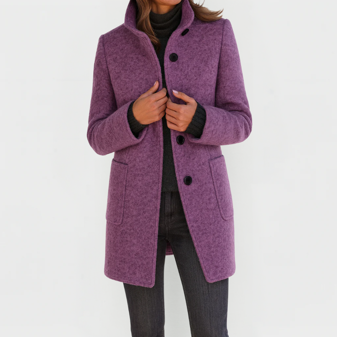 MOREAU LYON | MANTEAU CINTRÉ À BOUTONS POUR FEMMES
