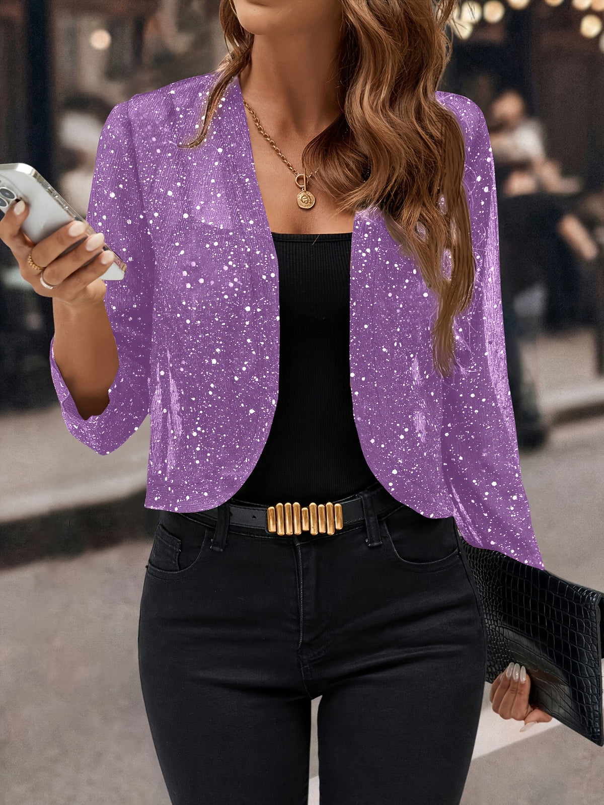 MOREAU LYON | VESTE COURTE À PAILLETTES POUR FEMMES