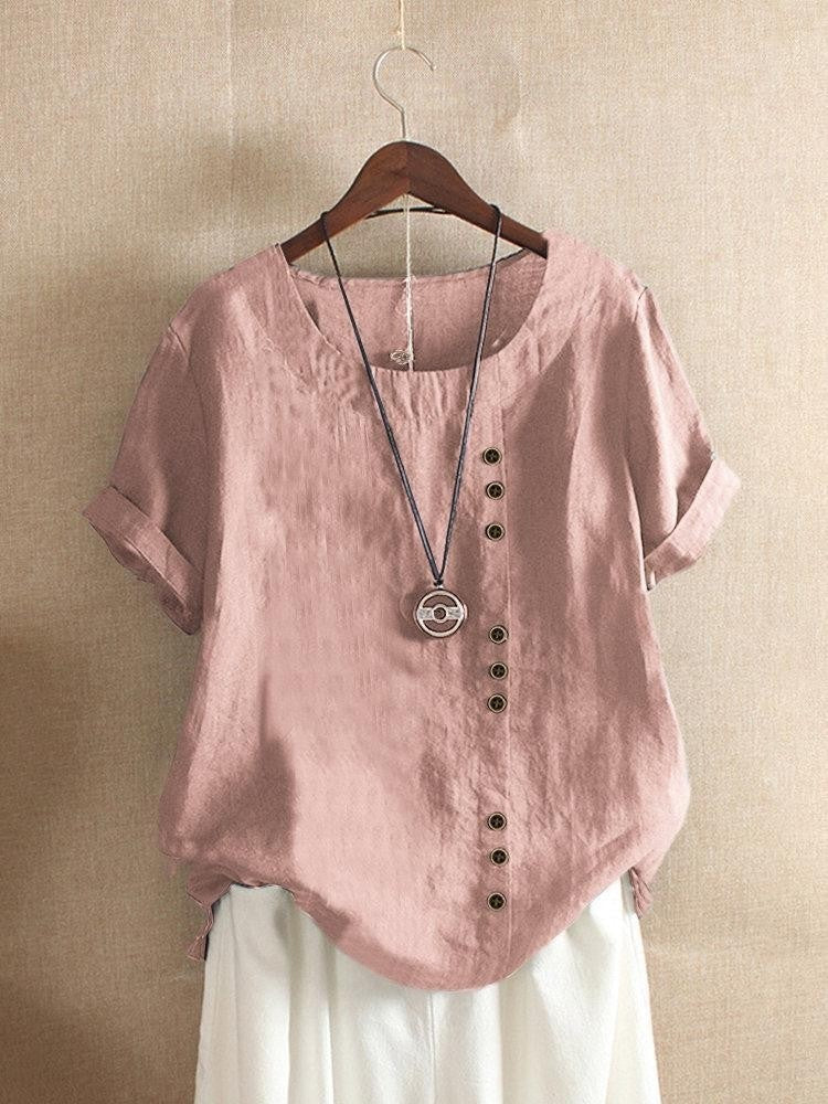 MOREAU LYON | BLOUSE EN COTON À BOUTONS POUR FEMMES