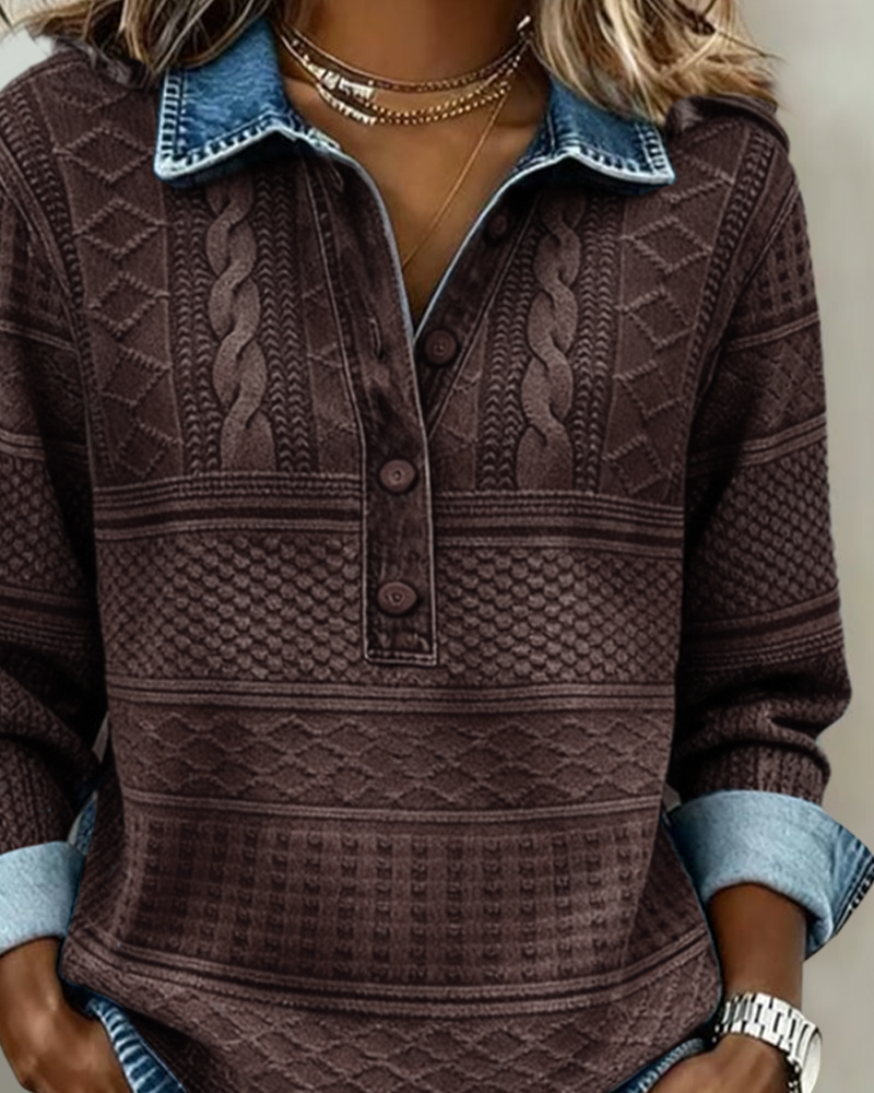MOREAU LYON | CHEMISE EFFET DENIM POUR FEMME