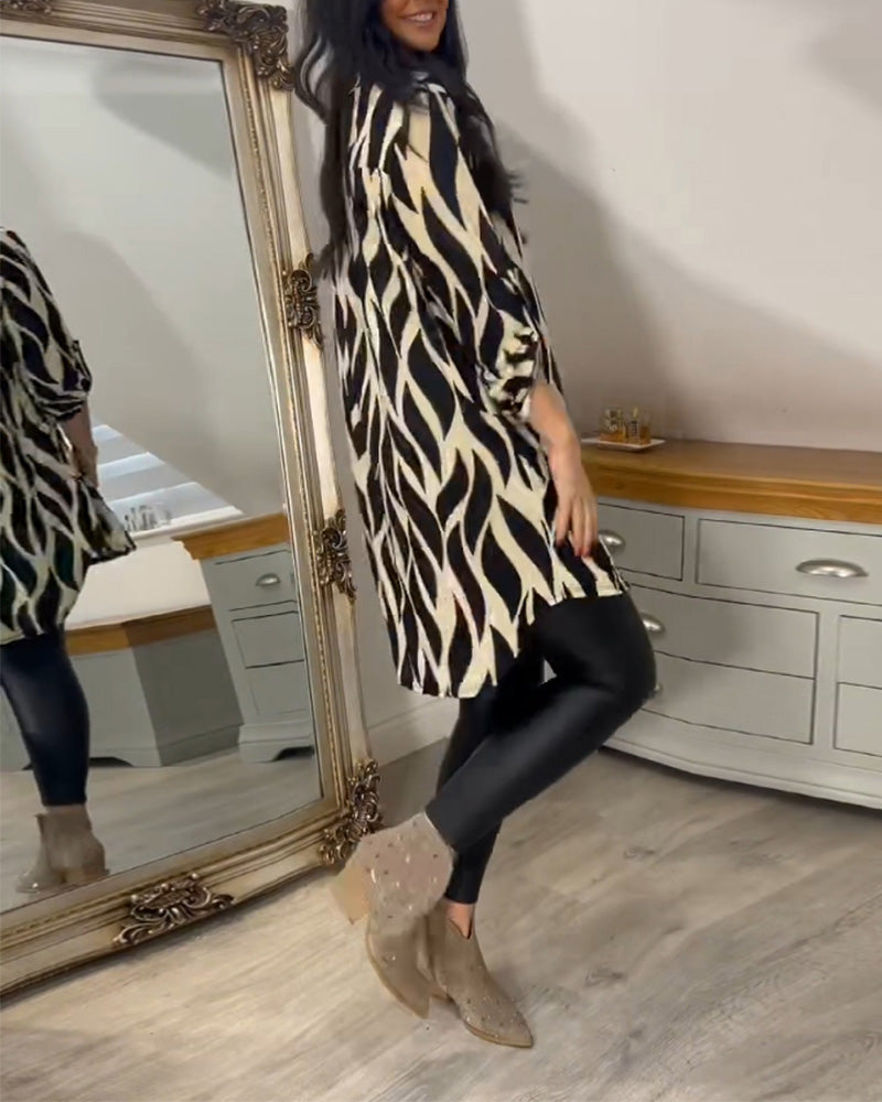 MOREAU LYON | BLOUSE CHIC IMPRIMÉE POUR FEMMES