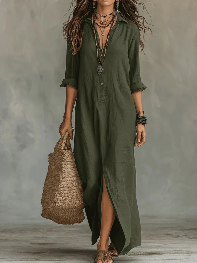 MOREAU LYON | ROBE MAXI CHIC FLUIDE POUR FEMMES