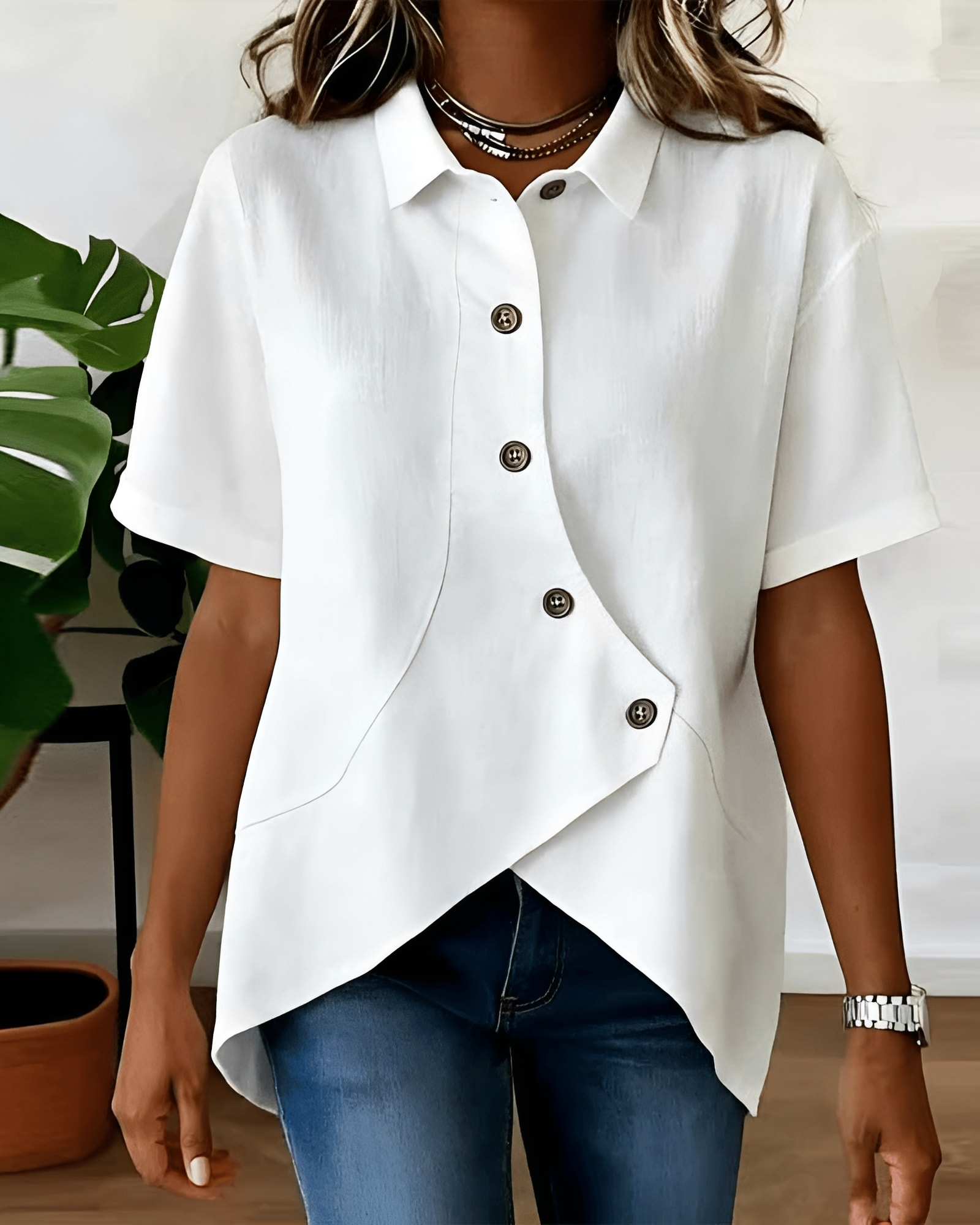 MOREAU LYON | CHEMISE EN MELANGE DE LIN POUR FEMMES