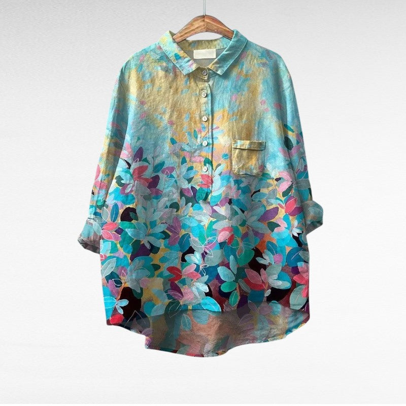 MOREAU LYON | BLOUSE FLORALE ARTISTIQUE POUR FEMMES
