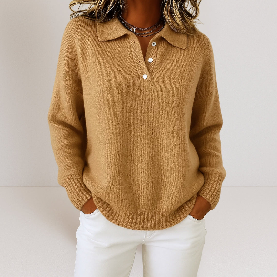 MOREAU LYON | PULL EN MAILLE À COL POUR FEMME