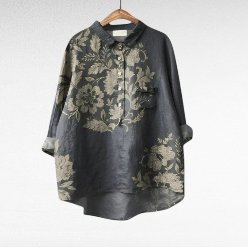 MOREAU LYON | BLOUSE FLEURS ÉLÉGANTES POUR FEMMES