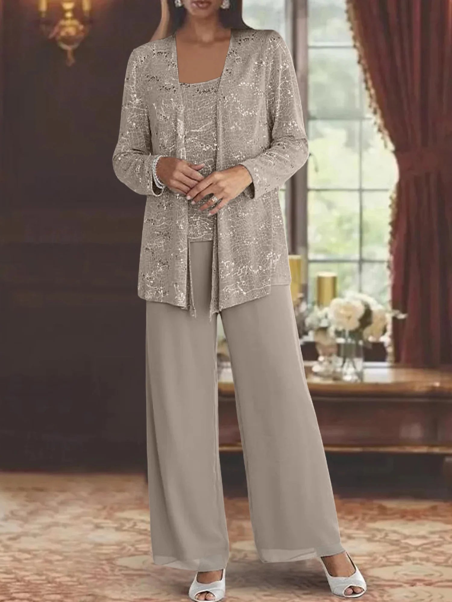 MOREAU LYON | ENSEMBLE PANTALON EN MOUSSELINE POUR FEMME