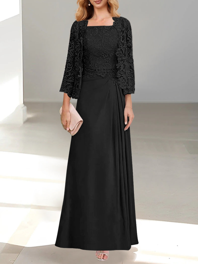 MOREAU LYON | ROBE DEUX PIÈCES EN CHIFFON A-LINE POUR FEMMES