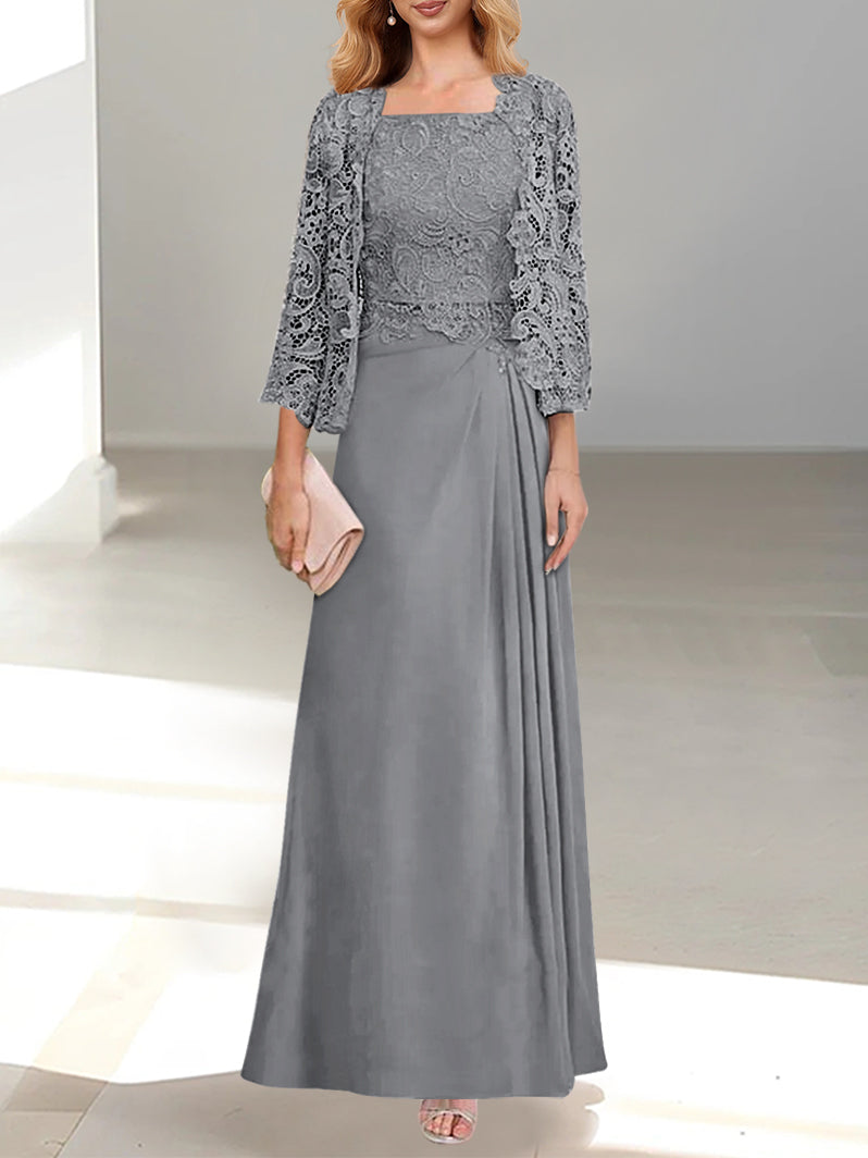 MOREAU LYON | ROBE DEUX PIÈCES EN CHIFFON A-LINE POUR FEMMES