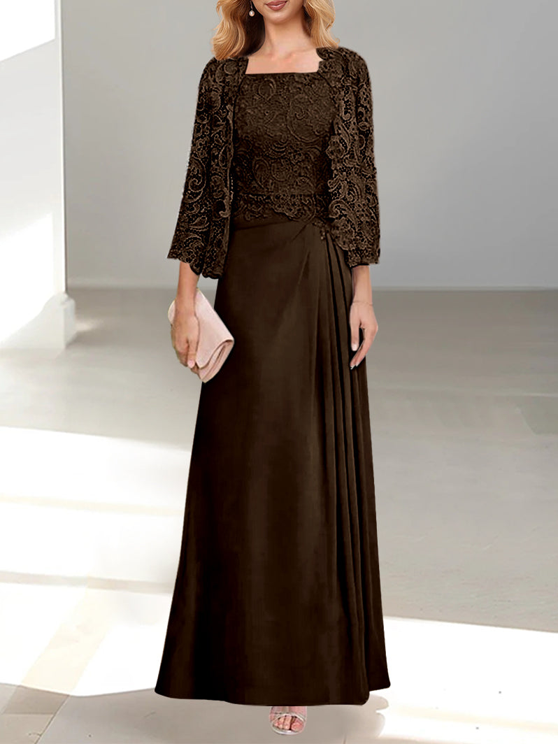 MOREAU LYON | ROBE DEUX PIÈCES EN CHIFFON A-LINE POUR FEMMES