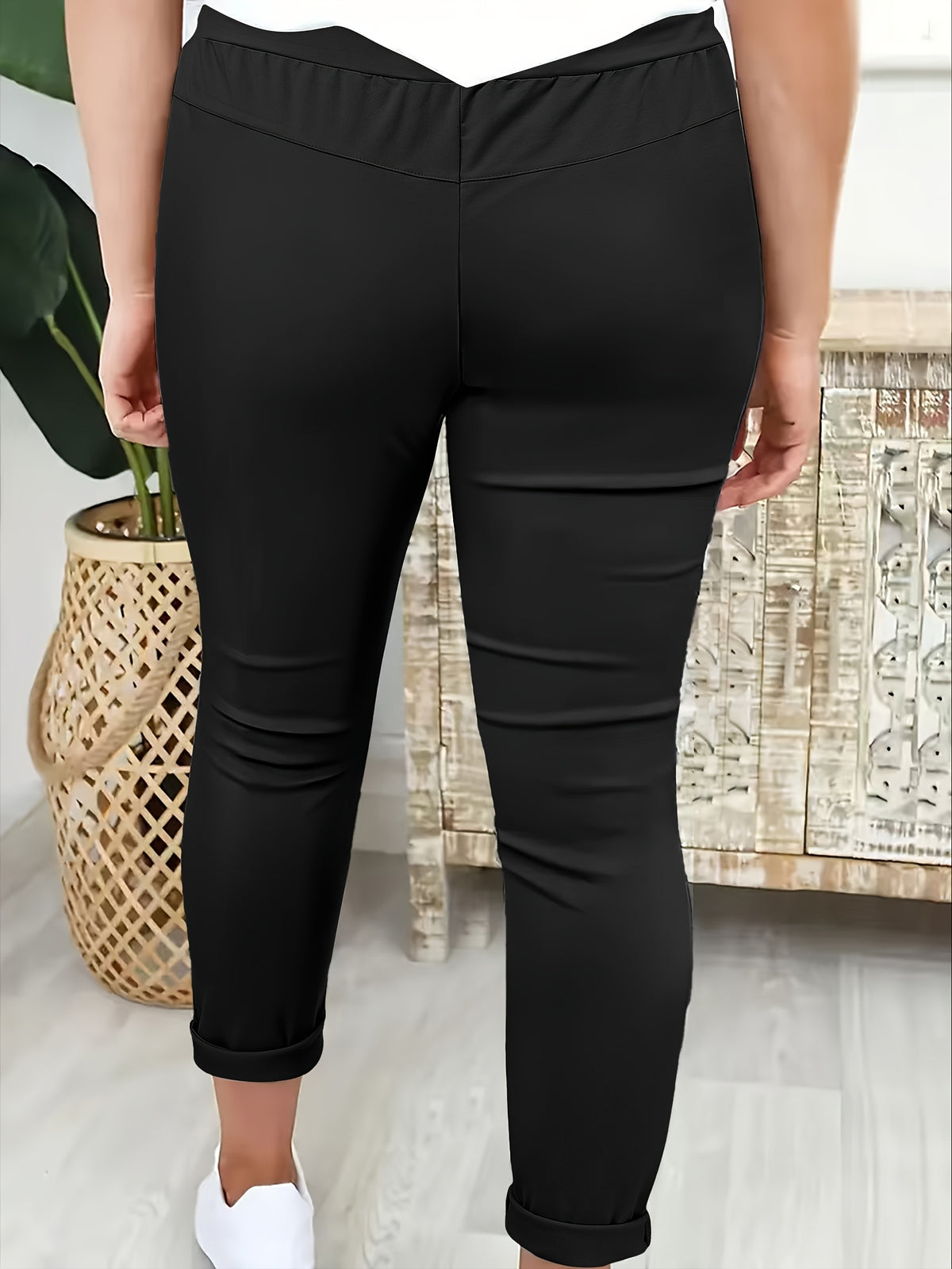 MOREAU LYON | PANTALON SLIM À CORDON POUR FEMMES