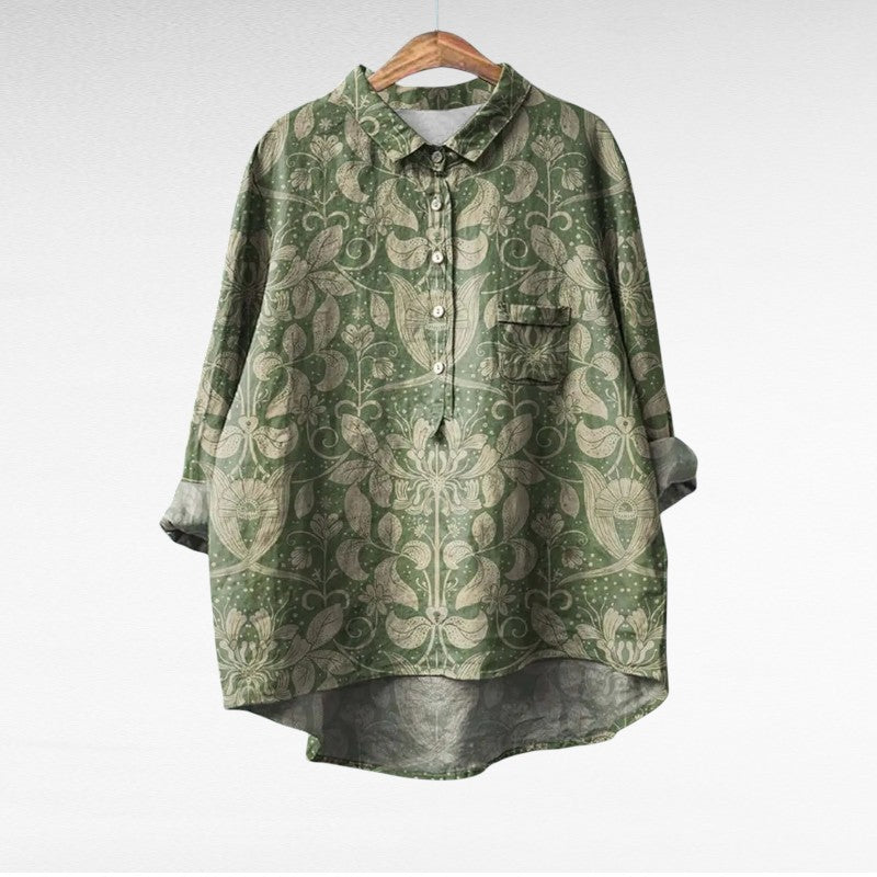 MOREAU LYON | BLOUSE FLEURS COLORÉES POUR FEMMES