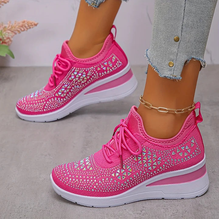 MOREAU LYON | BASKETS EN STRASS POUR FEMMES